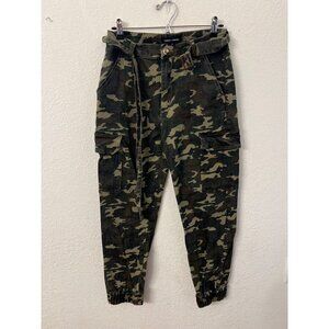 Almost Famous camouflage jogger pants women size large